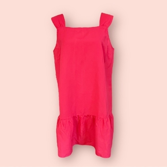LOFT Calypso Coral Sundress Tank Babydoll Pullover Size LP Like New - Picture 1 of 10